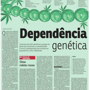 Correio Braziliense - Dependência Genética - Dr. Raphael Boeacht - HSL - 02-04-2016